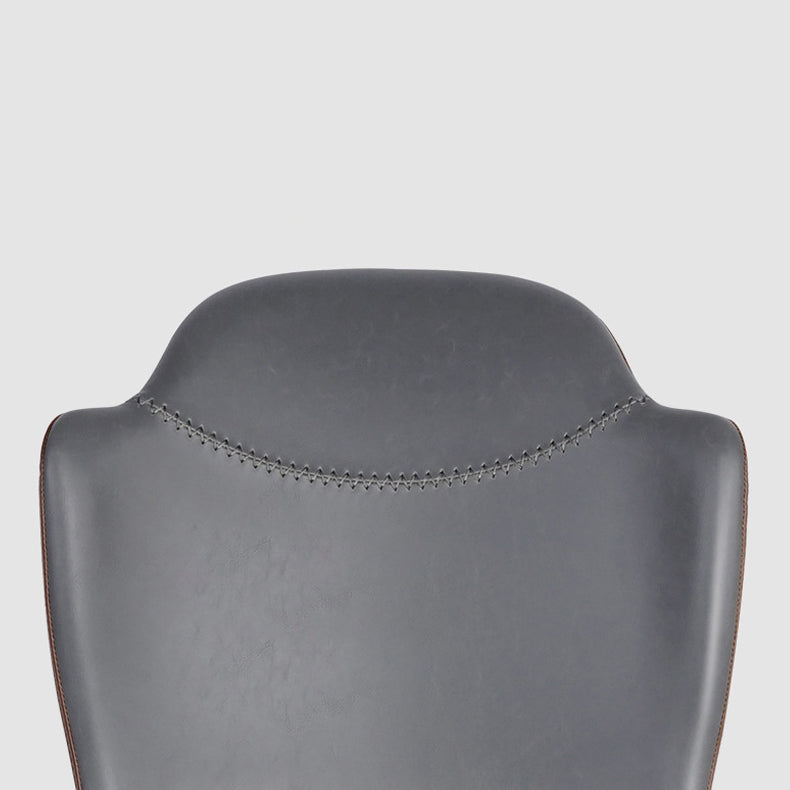 Modern Design Leather Dining Arm Chairs Wingback Parsons Side Chair for Kitchen Clearhalo ' kitchen&dining_furn' 'Dining Chairs' 'Dining Tables & Seating' 'dining_chair' 'furn' 'furn_dining_chair' 'Furniture' 'furniture_dining_chair' 'Kitchen & Dining Furniture' 'kitchen' 4155518