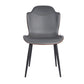 Modern Design Leather Dining Arm Chairs Wingback Parsons Side Chair for Kitchen Orange-Gray 1 Piece Clearhalo ' kitchen&dining_furn' 'Dining Chairs' 'Dining Tables & Seating' 'dining_chair' 'furn' 'furn_dining_chair' 'Furniture' 'furniture_dining_chair' 'Kitchen & Dining Furniture' 'kitchen' 4155526