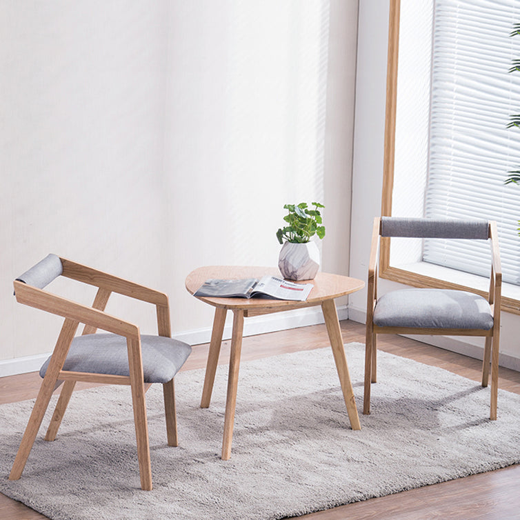 Traditional Solid Wood Dining Chair Linen Single Dining Arm Chair for Restaurant Clearhalo ' kitchen&dining_furn' 'Dining Chairs' 'Dining Tables & Seating' 'dining_chair' 'furn' 'furn_dining_chair' 'Furniture' 'furniture_dining_chair' 'Kitchen & Dining Furniture' 'kitchen' 4155536