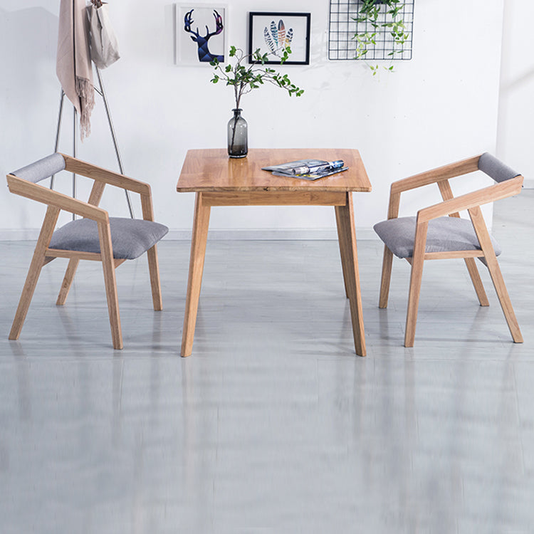 Traditional Solid Wood Dining Chair Linen Single Dining Arm Chair for Restaurant Clearhalo ' kitchen&dining_furn' 'Dining Chairs' 'Dining Tables & Seating' 'dining_chair' 'furn' 'furn_dining_chair' 'Furniture' 'furniture_dining_chair' 'Kitchen & Dining Furniture' 'kitchen' 4155538