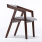 Traditional Solid Wood Dining Chair Linen Single Dining Arm Chair for Restaurant Gray Coffee Clearhalo ' kitchen&dining_furn' 'Dining Chairs' 'Dining Tables & Seating' 'dining_chair' 'furn' 'furn_dining_chair' 'Furniture' 'furniture_dining_chair' 'Kitchen & Dining Furniture' 'kitchen' 4155541