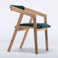 Traditional Solid Wood Dining Chair Linen Single Dining Arm Chair for Restaurant Blackish Green Clearhalo ' kitchen&dining_furn' 'Dining Chairs' 'Dining Tables & Seating' 'dining_chair' 'furn' 'furn_dining_chair' 'Furniture' 'furniture_dining_chair' 'Kitchen & Dining Furniture' 'kitchen' 4155556