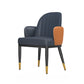 Minimalist Style Solid Back Dining Side Chairs Leather Dining Chairs for Kitchen Blue 1 Piece Clearhalo ' kitchen&dining_furn' 'Dining Chairs' 'Dining Tables & Seating' 'dining_chair' 'furn' 'furn_dining_chair' 'Furniture' 'furniture_dining_chair' 'Kitchen & Dining Furniture' 'kitchen' 4155560