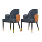 Minimalist Style Solid Back Dining Side Chairs Leather Dining Chairs for Kitchen Blue 2 Piece Set Clearhalo ' kitchen&dining_furn' 'Dining Chairs' 'Dining Tables & Seating' 'dining_chair' 'furn' 'furn_dining_chair' 'Furniture' 'furniture_dining_chair' 'Kitchen & Dining Furniture' 'kitchen' 4155561