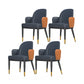Minimalist Style Solid Back Dining Side Chairs Leather Dining Chairs for Kitchen Blue 4 Piece Set Clearhalo ' kitchen&dining_furn' 'Dining Chairs' 'Dining Tables & Seating' 'dining_chair' 'furn' 'furn_dining_chair' 'Furniture' 'furniture_dining_chair' 'Kitchen & Dining Furniture' 'kitchen' 4155564