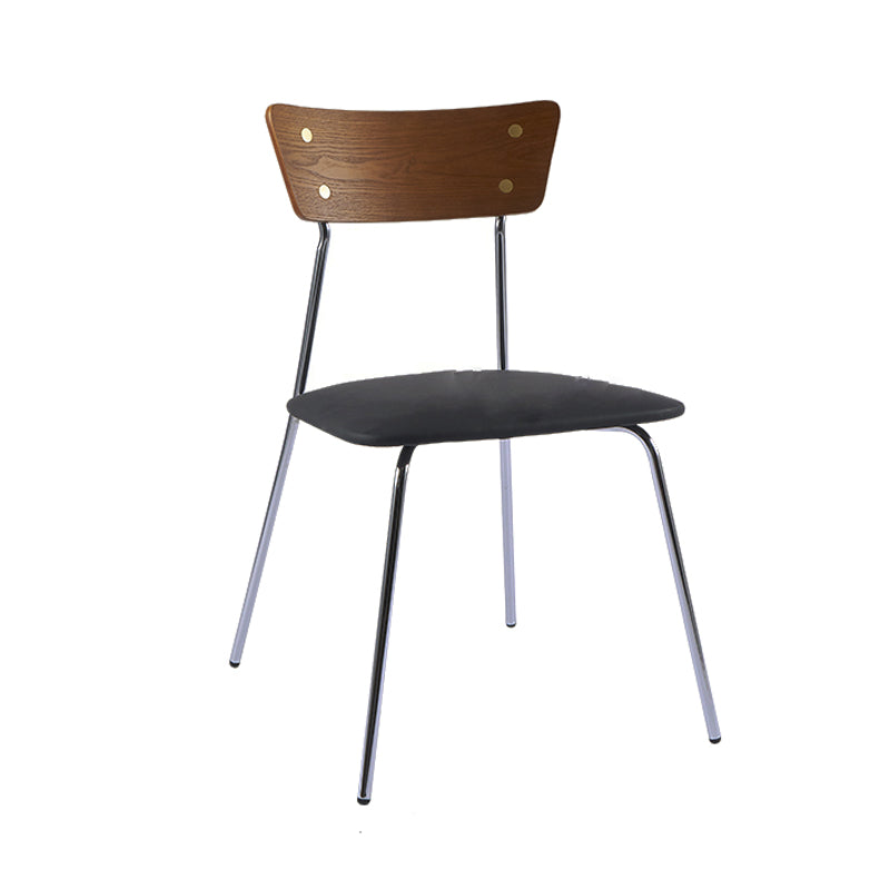 Industrial Style Upholstered Armless Dining Chairs Open Back Dining Side Chairs for Home Clearhalo ' kitchen&dining_furn' 'Dining Chairs' 'Dining Tables & Seating' 'dining_chair' 'furn' 'furn_dining_chair' 'Furniture' 'furniture_dining_chair' 'Kitchen & Dining Furniture' 'kitchen' 4155592