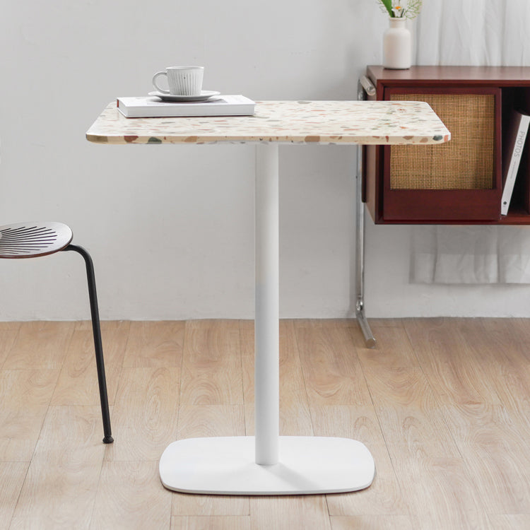 Metal Industrial Square Dining Table Cement Table for Kitchen and Dining Room Clearhalo ' dining_table' 'Dining Tables & Seating' 'Dining Tables' 'furn' 'furn_dining_table' 'Furniture' 'furniture_dining_table' 'Kitchen & Dining Furniture' 'kitchen&dining_furn' 'kitchen' 'kitchen_dining_table' 4155634