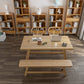Modern Pine Wood Table for Restaurant Rectangle Dining Table with Trestle Base Clearhalo ' dining_table' 'Dining Tables & Seating' 'Dining Tables' 'furn' 'furn_dining_table' 'Furniture' 'furniture_dining_table' 'Kitchen & Dining Furniture' 'kitchen&dining_furn' 'kitchen' 'kitchen_dining_table' 4155652