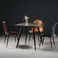 Industrial Style Dining Table Brown 4 Legs Dining Table with Black Frame Clearhalo ' dining_table' 'Dining Tables & Seating' 'Dining Tables' 'furn' 'furn_dining_table' 'Furniture' 'furniture_dining_table' 'Kitchen & Dining Furniture' 'kitchen&dining_furn' 'kitchen' 'kitchen_dining_table' 4155691