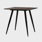 Industrial Style Dining Table Brown 4 Legs Dining Table with Black Frame Square Without Chairs Clearhalo ' dining_table' 'Dining Tables & Seating' 'Dining Tables' 'furn' 'furn_dining_table' 'Furniture' 'furniture_dining_table' 'Kitchen & Dining Furniture' 'kitchen&dining_furn' 'kitchen' 'kitchen_dining_table' 4155700