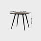Industrial Style Dining Table Brown 4 Legs Dining Table with Black Frame Clearhalo ' dining_table' 'Dining Tables & Seating' 'Dining Tables' 'furn' 'furn_dining_table' 'Furniture' 'furniture_dining_table' 'Kitchen & Dining Furniture' 'kitchen&dining_furn' 'kitchen' 'kitchen_dining_table' 4155704