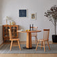 Solid Wood Round Dining Table Simplicity Dining Table with Pedestal Casual Clearhalo ' dining_table' 'Dining Tables & Seating' 'Dining Tables' 'furn' 'furn_dining_table' 'Furniture' 'furniture_dining_table' 'Kitchen & Dining Furniture' 'kitchen&dining_furn' 'kitchen' 'kitchen_dining_table' 4155711
