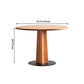 Solid Wood Round Dining Table Simplicity Dining Table with Pedestal Casual Clearhalo ' dining_table' 'Dining Tables & Seating' 'Dining Tables' 'furn' 'furn_dining_table' 'Furniture' 'furniture_dining_table' 'Kitchen & Dining Furniture' 'kitchen&dining_furn' 'kitchen' 'kitchen_dining_table' 4155719