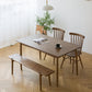 Modern Ash Wood Table in Walnut for Restaurant Rectangle Dining Table with 4 Legs Clearhalo ' dining_table' 'Dining Tables & Seating' 'Dining Tables' 'furn' 'furn_dining_table' 'Furniture' 'furniture_dining_table' 'Kitchen & Dining Furniture' 'kitchen&dining_furn' 'kitchen' 'kitchen_dining_table' 4155722