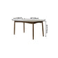 Modern Ash Wood Table in Walnut for Restaurant Rectangle Dining Table with 4 Legs Clearhalo ' dining_table' 'Dining Tables & Seating' 'Dining Tables' 'furn' 'furn_dining_table' 'Furniture' 'furniture_dining_table' 'Kitchen & Dining Furniture' 'kitchen&dining_furn' 'kitchen' 'kitchen_dining_table' 4155732