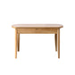 Round Dining Site Table Simple Style Solid Wood Furniture with Drop Leaf Natural Without Chairs Clearhalo ' dining_table' 'Dining Tables & Seating' 'Dining Tables' 'furn' 'furn_dining_table' 'Furniture' 'furniture_dining_table' 'Kitchen & Dining Furniture' 'kitchen&dining_furn' 'kitchen' 'kitchen_dining_table' 4155737