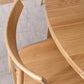 Round Dining Site Table Simple Style Solid Wood Furniture with Drop Leaf Clearhalo ' dining_table' 'Dining Tables & Seating' 'Dining Tables' 'furn' 'furn_dining_table' 'Furniture' 'furniture_dining_table' 'Kitchen & Dining Furniture' 'kitchen&dining_furn' 'kitchen' 'kitchen_dining_table' 4155739