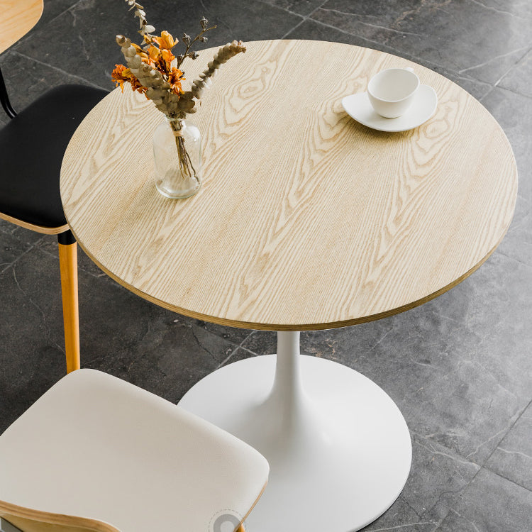 Modern Style Dining Table Round Wood Dining Table with Tulip Base for Home Use Clearhalo ' dining_table' 'Dining Tables & Seating' 'Dining Tables' 'furn' 'furn_dining_table' 'Furniture' 'furniture_dining_table' 'Kitchen & Dining Furniture' 'kitchen&dining_furn' 'kitchen' 'kitchen_dining_table' 4155753