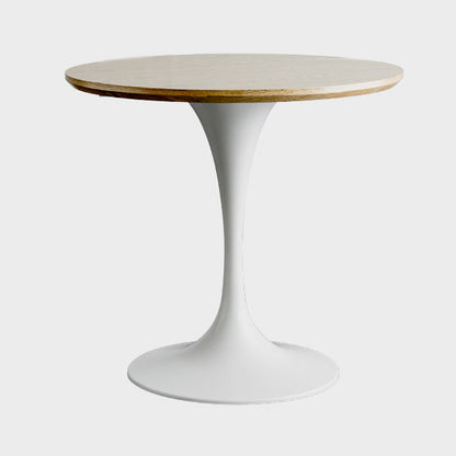 Modern Style Dining Table Round Wood Dining Table with Tulip Base for Home Use White Without Chairs Clearhalo ' dining_table' 'Dining Tables & Seating' 'Dining Tables' 'furn' 'furn_dining_table' 'Furniture' 'furniture_dining_table' 'Kitchen & Dining Furniture' 'kitchen&dining_furn' 'kitchen' 'kitchen_dining_table' 4155754