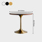 Modern Style Dining Table Round Wood Dining Table with Tulip Base for Home Use Clearhalo ' dining_table' 'Dining Tables & Seating' 'Dining Tables' 'furn' 'furn_dining_table' 'Furniture' 'furniture_dining_table' 'Kitchen & Dining Furniture' 'kitchen&dining_furn' 'kitchen' 'kitchen_dining_table' 4155760