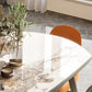 Modern Gray Round Shape Table Sintered Stone Kitchen Dining Table with 4 Legs Base Clearhalo ' dining_table' 'Dining Tables & Seating' 'Dining Tables' 'furn' 'furn_dining_table' 'Furniture' 'furniture_dining_table' 'Kitchen & Dining Furniture' 'kitchen&dining_furn' 'kitchen' 'kitchen_dining_table' 4155856
