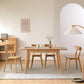 Extendable Rectangle Dining Table for Restaurant Modern Oak Wood Table with 4 Legs Clearhalo ' dining_table' 'Dining Tables & Seating' 'Dining Tables' 'furn' 'furn_dining_table' 'Furniture' 'furniture_dining_table' 'Kitchen & Dining Furniture' 'kitchen&dining_furn' 'kitchen' 'kitchen_dining_table' 4155864