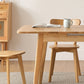 Extendable Rectangle Dining Table for Restaurant Modern Oak Wood Table with 4 Legs Clearhalo ' dining_table' 'Dining Tables & Seating' 'Dining Tables' 'furn' 'furn_dining_table' 'Furniture' 'furniture_dining_table' 'Kitchen & Dining Furniture' 'kitchen&dining_furn' 'kitchen' 'kitchen_dining_table' 4155868