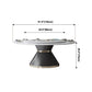 Round Pedestal Dining Site Table Traditional Luxury Dining Table for Indoor Clearhalo ' dining_table' 'Dining Tables & Seating' 'Dining Tables' 'furn' 'furn_dining_table' 'Furniture' 'furniture_dining_table' 'Kitchen & Dining Furniture' 'kitchen&dining_furn' 'kitchen' 'kitchen_dining_table' 4155915