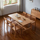 Modern Pine Wood Indoor Table for Restaurant Rectangle Dining Table with Trestle Base Clearhalo ' dining_table' 'Dining Tables & Seating' 'Dining Tables' 'furn' 'furn_dining_table' 'Furniture' 'furniture_dining_table' 'Kitchen & Dining Furniture' 'kitchen&dining_furn' 'kitchen' 'kitchen_dining_table' 4155942