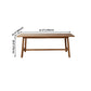 Modern Pine Wood Indoor Table for Restaurant Rectangle Dining Table with Trestle Base Clearhalo ' dining_table' 'Dining Tables & Seating' 'Dining Tables' 'furn' 'furn_dining_table' 'Furniture' 'furniture_dining_table' 'Kitchen & Dining Furniture' 'kitchen&dining_furn' 'kitchen' 'kitchen_dining_table' 4155947