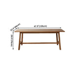 Modern Pine Wood Indoor Table for Restaurant Rectangle Dining Table with Trestle Base Clearhalo ' dining_table' 'Dining Tables & Seating' 'Dining Tables' 'furn' 'furn_dining_table' 'Furniture' 'furniture_dining_table' 'Kitchen & Dining Furniture' 'kitchen&dining_furn' 'kitchen' 'kitchen_dining_table' 4155947