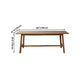 Modern Pine Wood Indoor Table for Restaurant Rectangle Dining Table with Trestle Base Clearhalo ' dining_table' 'Dining Tables & Seating' 'Dining Tables' 'furn' 'furn_dining_table' 'Furniture' 'furniture_dining_table' 'Kitchen & Dining Furniture' 'kitchen&dining_furn' 'kitchen' 'kitchen_dining_table' 4155948