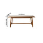 Modern Pine Wood Indoor Table for Restaurant Rectangle Dining Table with Trestle Base Clearhalo ' dining_table' 'Dining Tables & Seating' 'Dining Tables' 'furn' 'furn_dining_table' 'Furniture' 'furniture_dining_table' 'Kitchen & Dining Furniture' 'kitchen&dining_furn' 'kitchen' 'kitchen_dining_table' 4155951