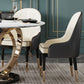 Round Pedestal Dining Site Table Traditional Luxury Marble Table for Home Clearhalo ' dining_table' 'Dining Tables & Seating' 'Dining Tables' 'furn' 'furn_dining_table' 'Furniture' 'furniture_dining_table' 'Kitchen & Dining Furniture' 'kitchen&dining_furn' 'kitchen' 'kitchen_dining_table' 4155968