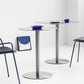 Metal Industrial Dining Table Stainless Steel Top Table with Pedestal Base Clearhalo ' dining_table' 'Dining Tables & Seating' 'Dining Tables' 'furn' 'furn_dining_table' 'Furniture' 'furniture_dining_table' 'Kitchen & Dining Furniture' 'kitchen&dining_furn' 'kitchen' 'kitchen_dining_table' 4155978
