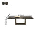 Industrial Sintered Stone Dining Table Rectangle Shape Standard Dining Table for Kitchen Clearhalo ' dining_table' 'Dining Tables & Seating' 'Dining Tables' 'furn' 'furn_dining_table' 'Furniture' 'furniture_dining_table' 'Kitchen & Dining Furniture' 'kitchen&dining_furn' 'kitchen' 'kitchen_dining_table' 4156000