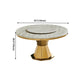 Glam Round Shape Marble Table Standard Kitchen Dining Table with Pedestal Base Clearhalo ' dining_table' 'Dining Tables & Seating' 'Dining Tables' 'furn' 'furn_dining_table' 'Furniture' 'furniture_dining_table' 'Kitchen & Dining Furniture' 'kitchen&dining_furn' 'kitchen' 'kitchen_dining_table' 4156038