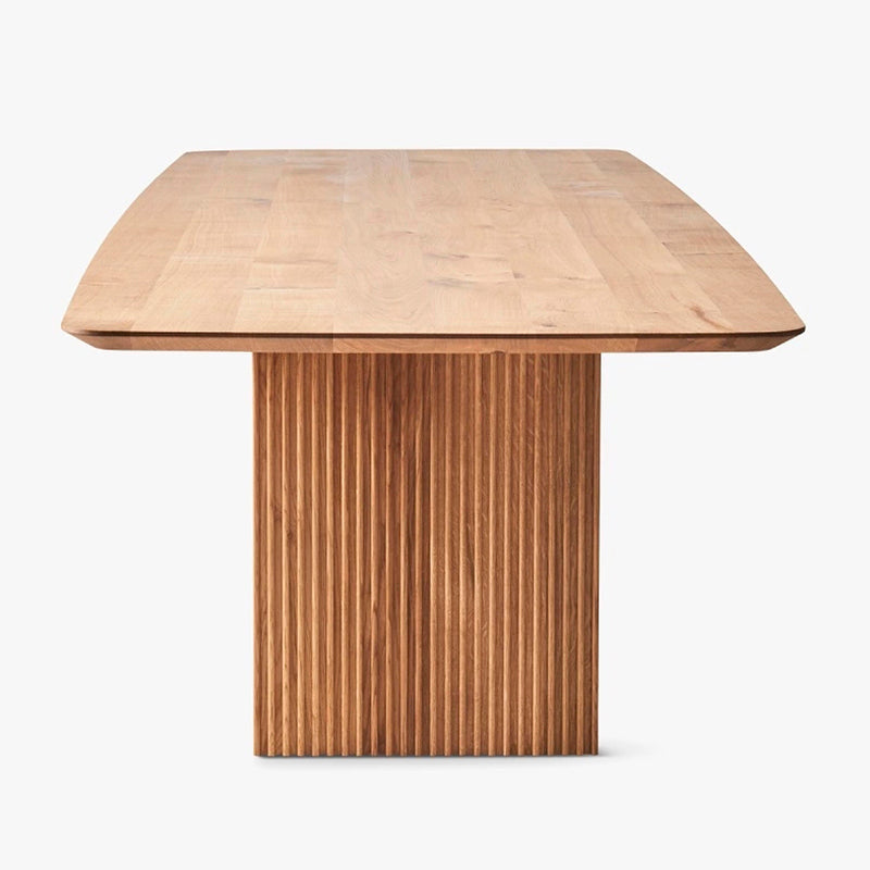 Modern Pine Wood Table for Restaurant Rectangle Dining Table with Double Pedestal Clearhalo ' dining_table' 'Dining Tables & Seating' 'Dining Tables' 'furn' 'furn_dining_table' 'Furniture' 'furniture_dining_table' 'Kitchen & Dining Furniture' 'kitchen&dining_furn' 'kitchen' 'kitchen_dining_table' 4156047