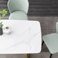 Luxury Sintered Stone Dining Table Rectangle Table with Metal Trestle Base Clearhalo ' dining_table' 'Dining Tables & Seating' 'Dining Tables' 'furn' 'furn_dining_table' 'Furniture' 'furniture_dining_table' 'Kitchen & Dining Furniture' 'kitchen&dining_furn' 'kitchen' 'kitchen_dining_table' 4156059