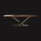 Industrial Solid Wood Table for Restaurant Rectangle Dining Table with Metal Pedestal Clearhalo ' dining_table' 'Dining Tables & Seating' 'Dining Tables' 'furn' 'furn_dining_table' 'Furniture' 'furniture_dining_table' 'Kitchen & Dining Furniture' 'kitchen&dining_furn' 'kitchen' 'kitchen_dining_table' 4156081