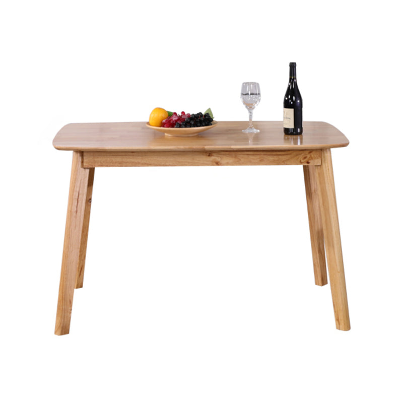 4-foot Oak Solid Wood Table Simplicity Style Rectangle Dining Table Without Chairs Clearhalo ' dining_table' 'Dining Tables & Seating' 'Dining Tables' 'furn' 'furn_dining_table' 'Furniture' 'furniture_dining_table' 'Kitchen & Dining Furniture' 'kitchen&dining_furn' 'kitchen' 'kitchen_dining_table' 4156132