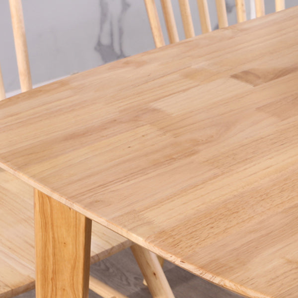 4-foot Oak Solid Wood Table Simplicity Style Rectangle Dining Table Clearhalo ' dining_table' 'Dining Tables & Seating' 'Dining Tables' 'furn' 'furn_dining_table' 'Furniture' 'furniture_dining_table' 'Kitchen & Dining Furniture' 'kitchen&dining_furn' 'kitchen' 'kitchen_dining_table' 4156133