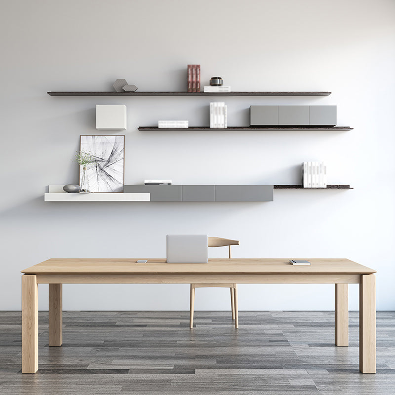 Rectangle Pine Wood Table for Restaurant Modern Dining Table with 4 Legs in Nature Clearhalo ' dining_table' 'Dining Tables & Seating' 'Dining Tables' 'furn' 'furn_dining_table' 'Furniture' 'furniture_dining_table' 'Kitchen & Dining Furniture' 'kitchen&dining_furn' 'kitchen' 'kitchen_dining_table' 4156141