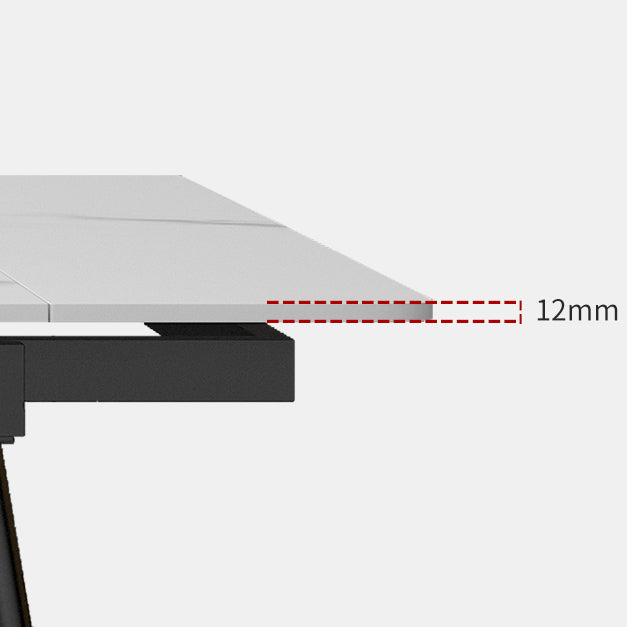Industrial Style Rectangle Dining Table Extendable Dining Room Home Furniture Clearhalo ' dining_table' 'Dining Tables & Seating' 'Dining Tables' 'furn' 'furn_dining_table' 'Furniture' 'furniture_dining_table' 'Kitchen & Dining Furniture' 'kitchen&dining_furn' 'kitchen' 'kitchen_dining_table' 4156229