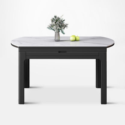 Modern Extendable White Dining Table Sintered Stone Round Shape Dining Table for Kitchen Without Chairs Clearhalo ' dining_table' 'Dining Tables & Seating' 'Dining Tables' 'furn' 'furn_dining_table' 'Furniture' 'furniture_dining_table' 'Kitchen & Dining Furniture' 'kitchen&dining_furn' 'kitchen' 'kitchen_dining_table' 4156239