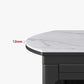 Modern Extendable White Dining Table Sintered Stone Round Shape Dining Table for Kitchen Clearhalo ' dining_table' 'Dining Tables & Seating' 'Dining Tables' 'furn' 'furn_dining_table' 'Furniture' 'furniture_dining_table' 'Kitchen & Dining Furniture' 'kitchen&dining_furn' 'kitchen' 'kitchen_dining_table' 4156240