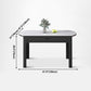Modern Extendable White Dining Table Sintered Stone Round Shape Dining Table for Kitchen Clearhalo ' dining_table' 'Dining Tables & Seating' 'Dining Tables' 'furn' 'furn_dining_table' 'Furniture' 'furniture_dining_table' 'Kitchen & Dining Furniture' 'kitchen&dining_furn' 'kitchen' 'kitchen_dining_table' 4156247