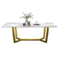 Luxury Sintered Stone Dining Table Rectangle Table with Trestle Base Clearhalo ' dining_table' 'Dining Tables & Seating' 'Dining Tables' 'furn' 'furn_dining_table' 'Furniture' 'furniture_dining_table' 'Kitchen & Dining Furniture' 'kitchen&dining_furn' 'kitchen' 'kitchen_dining_table' 4156255