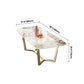 Luxury Sintered Stone Dining Table Rectangle Table with Trestle Base Clearhalo ' dining_table' 'Dining Tables & Seating' 'Dining Tables' 'furn' 'furn_dining_table' 'Furniture' 'furniture_dining_table' 'Kitchen & Dining Furniture' 'kitchen&dining_furn' 'kitchen' 'kitchen_dining_table' 4156261