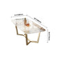 Luxury Sintered Stone Dining Table Rectangle Table with Trestle Base Clearhalo ' dining_table' 'Dining Tables & Seating' 'Dining Tables' 'furn' 'furn_dining_table' 'Furniture' 'furniture_dining_table' 'Kitchen & Dining Furniture' 'kitchen&dining_furn' 'kitchen' 'kitchen_dining_table' 4156262